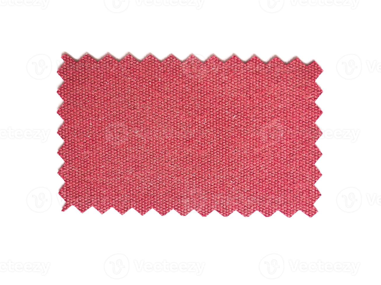 Red fabric sample photo