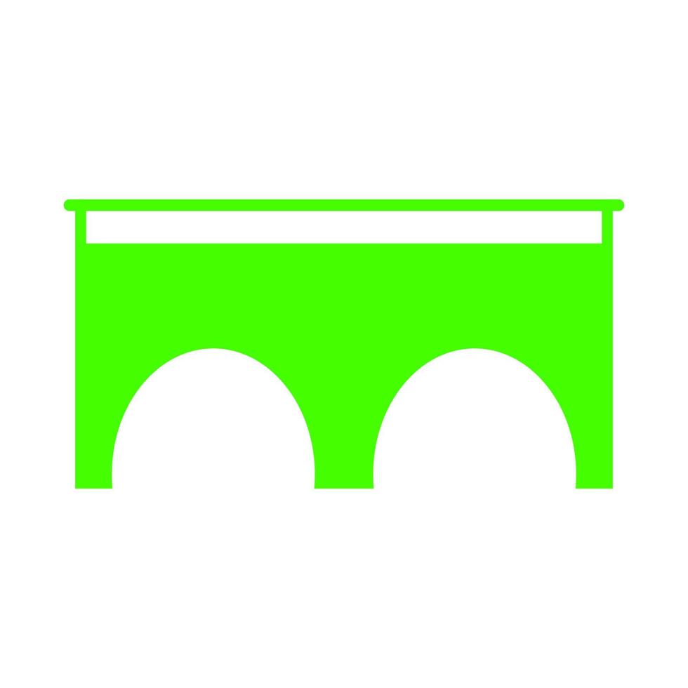 Bridge on white background vector