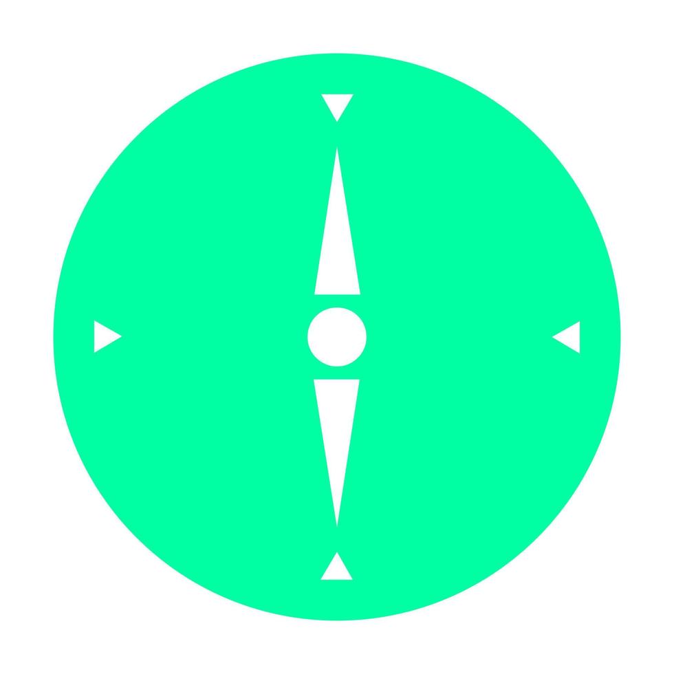 Compass on white background vector