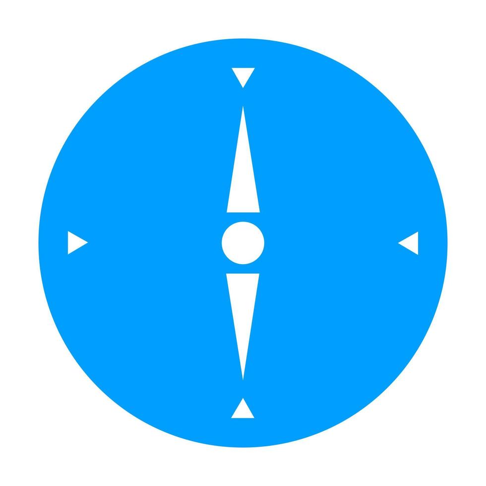 Compass on white background vector
