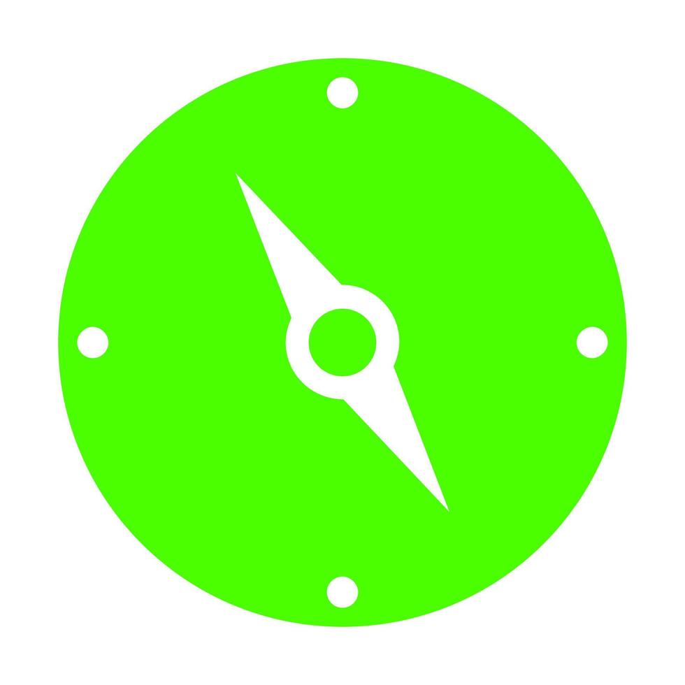 Compass on white background vector