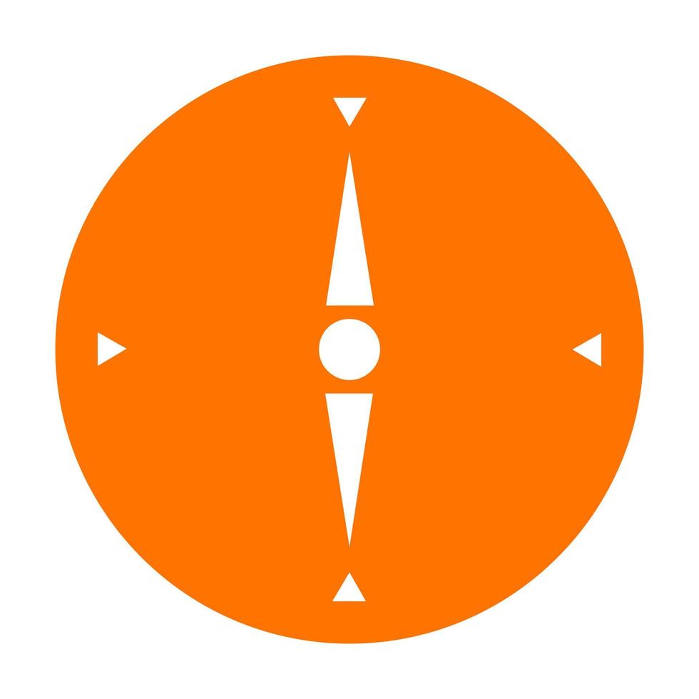 Compass on white background vector