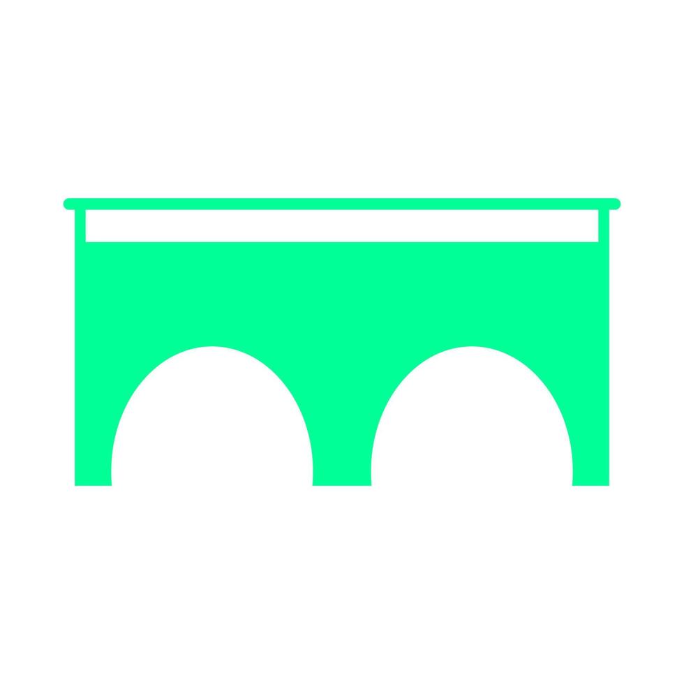 Bridge on white background vector
