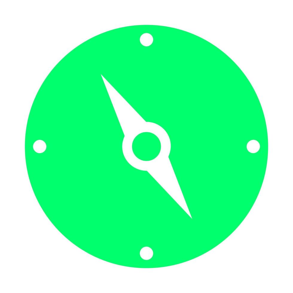 Compass on white background vector