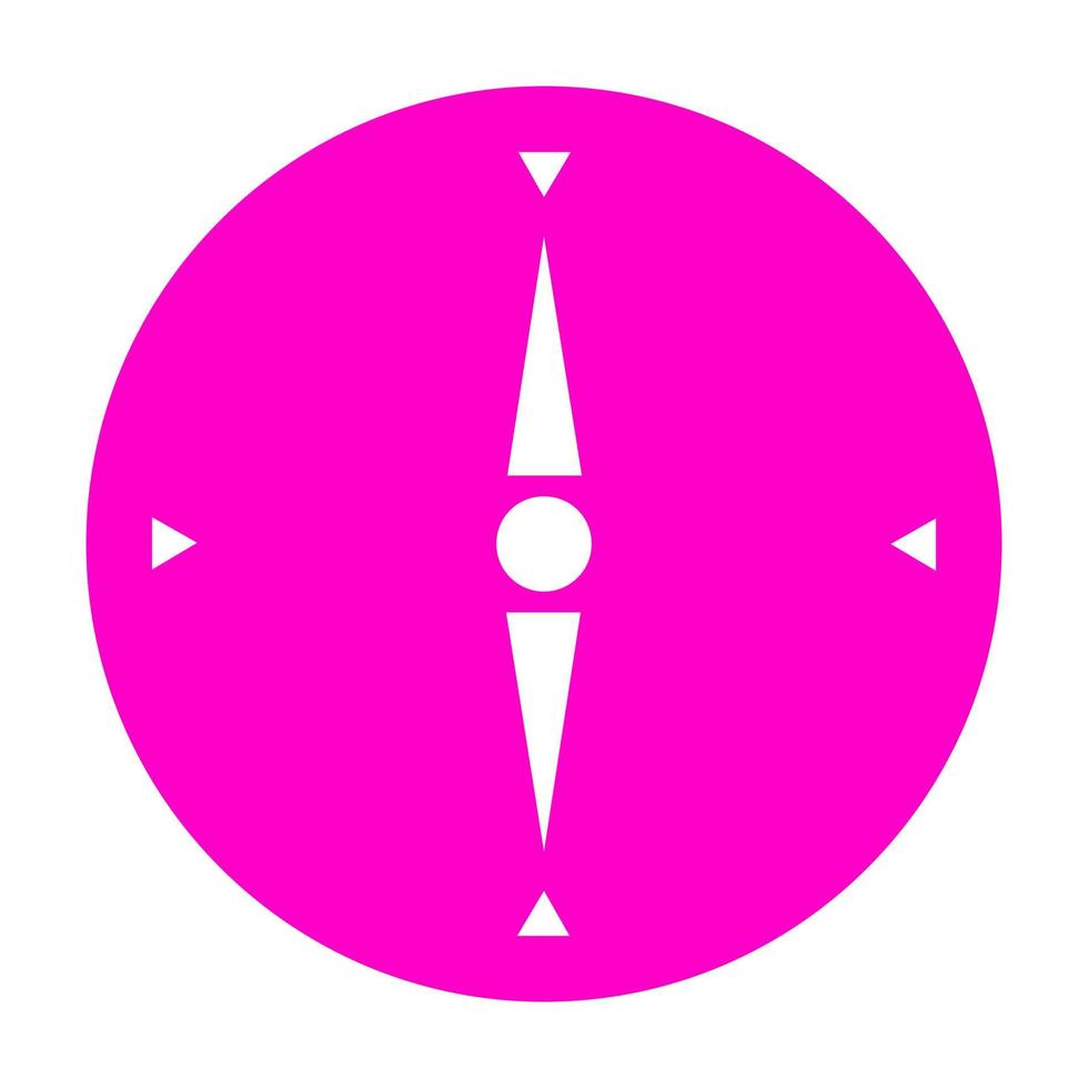 Compass on white background vector