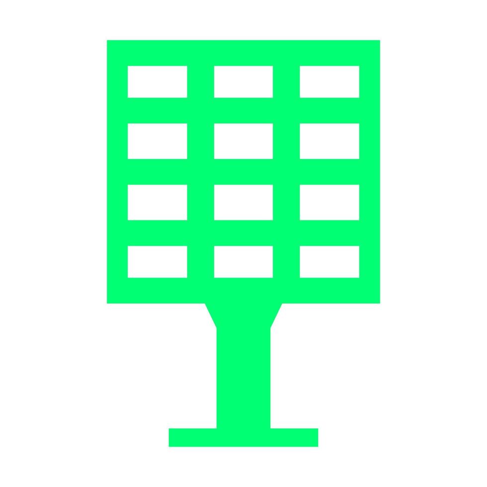 Solar panel on white background vector