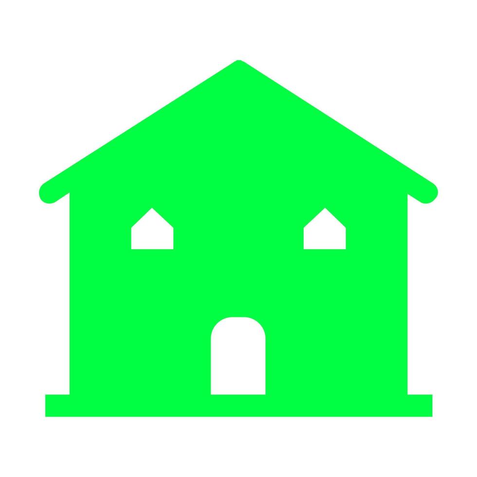 House on white background vector