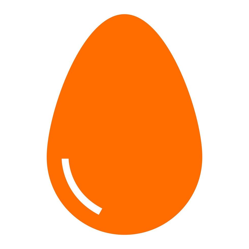 Egg on a white background vector