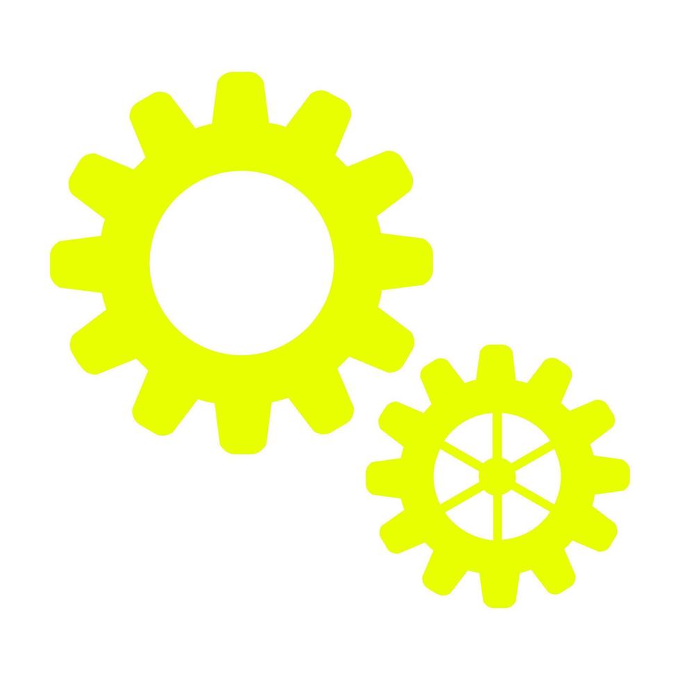 Gear on white background 4792987 Vector Art at Vecteezy
