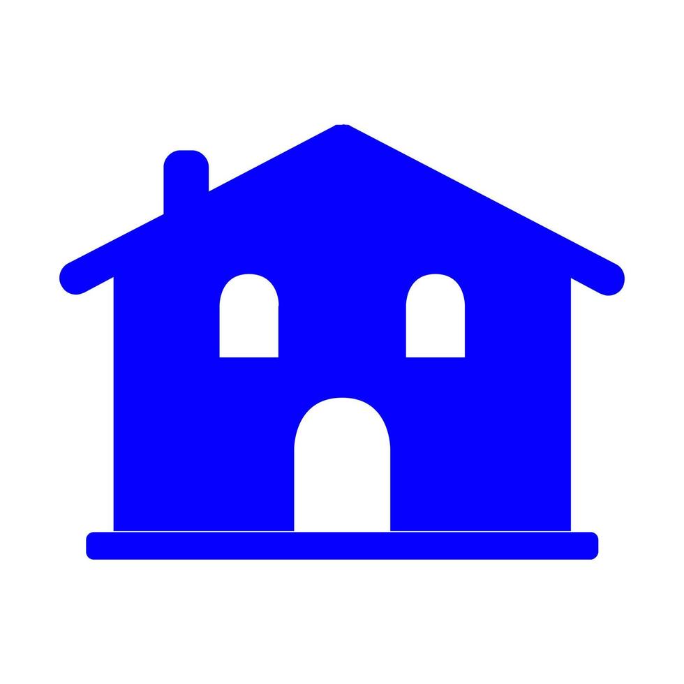 House on white background vector