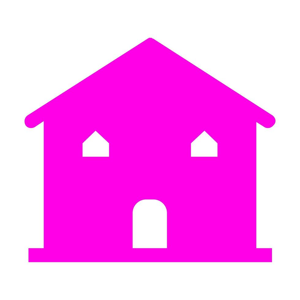 House on white background vector