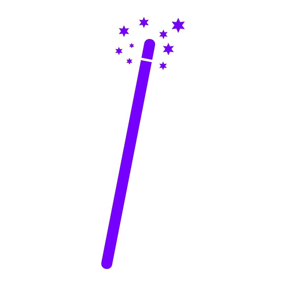 Magic wand on a white background vector