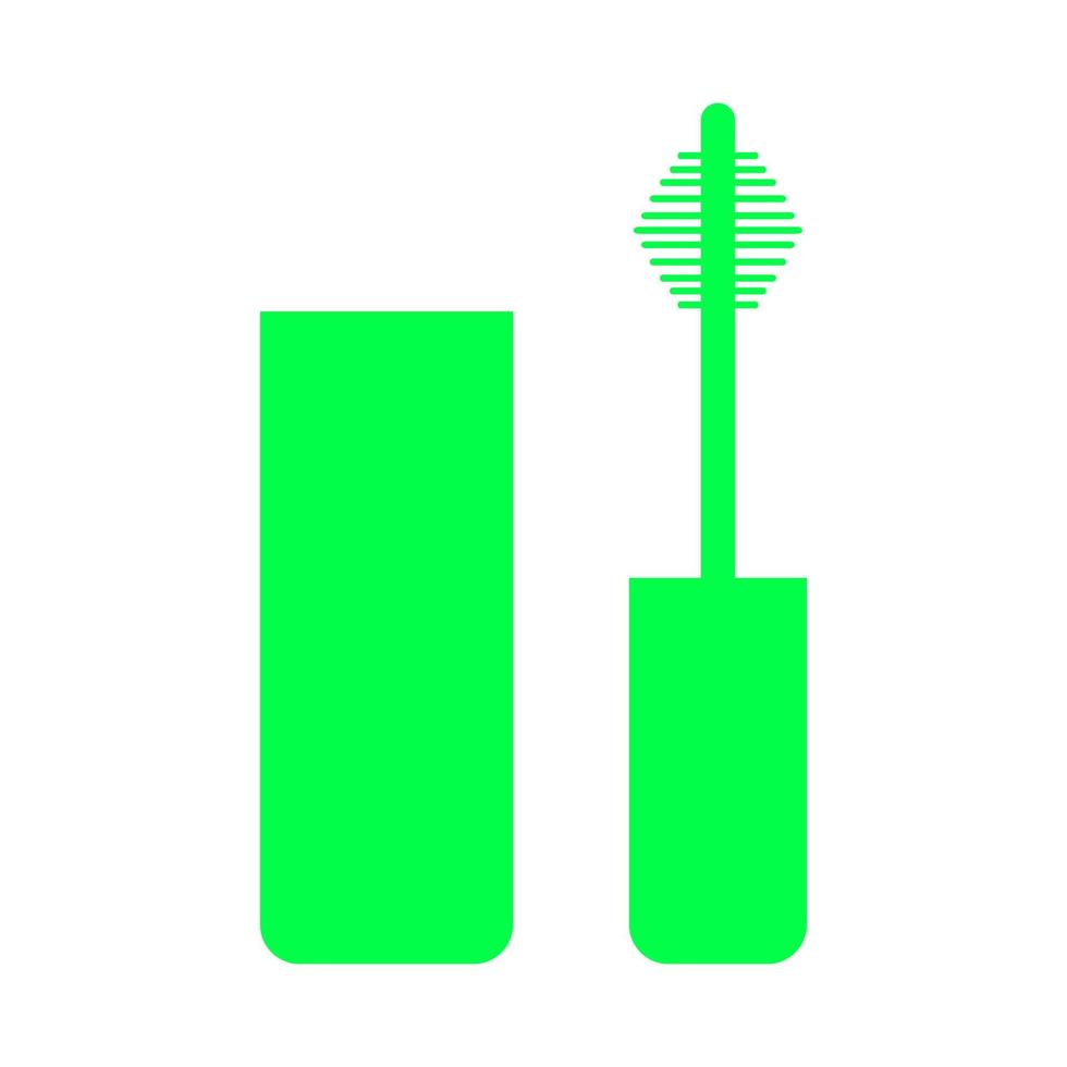 Mascara on a white background vector
