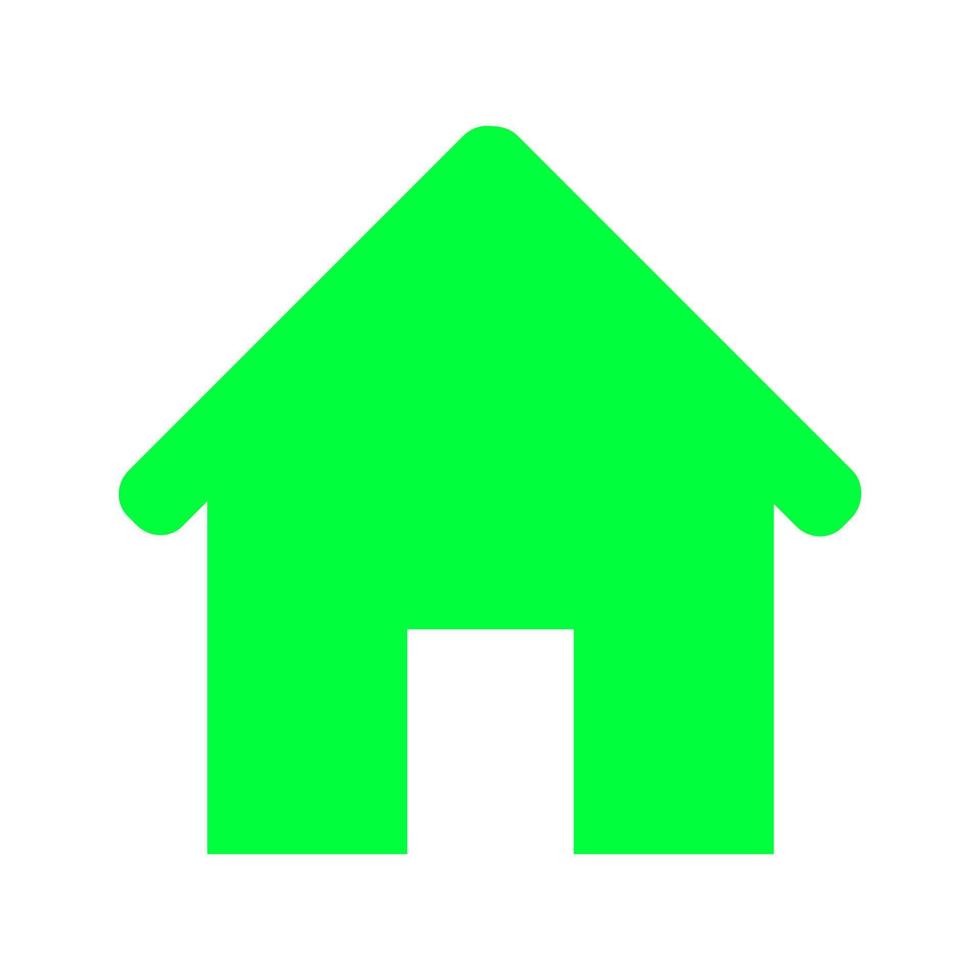 House on white background vector