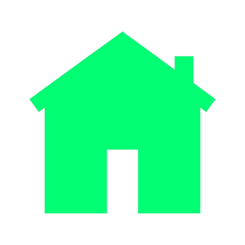 House on white background vector