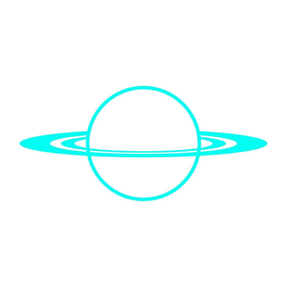 Planet on a white background vector