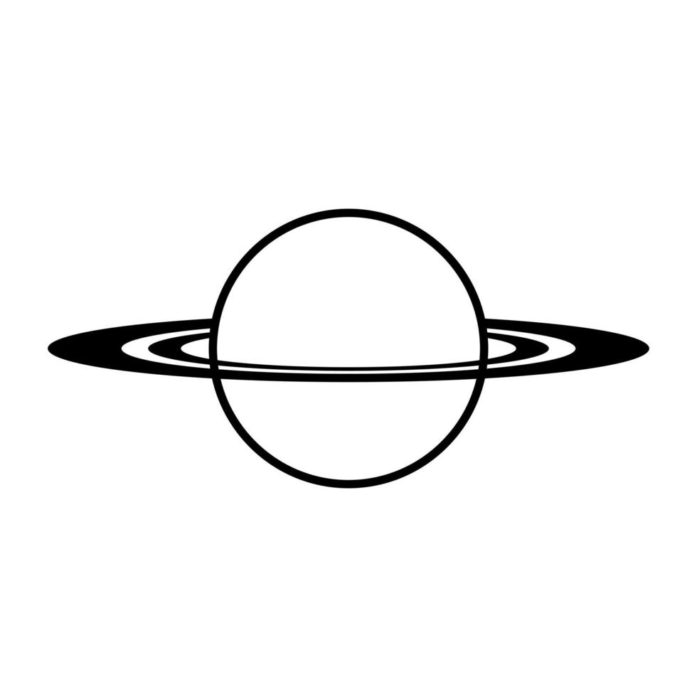 Planet on a white background vector