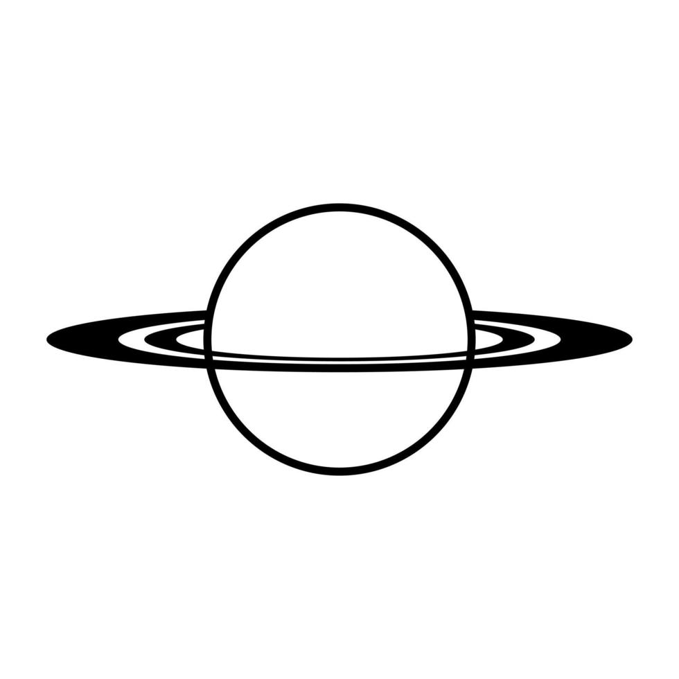 Planet on a white background vector