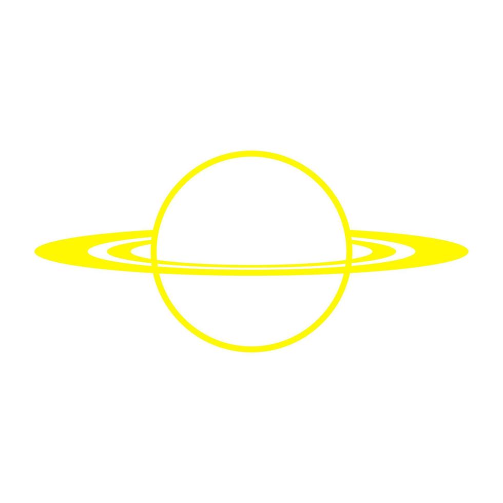 Planet on a white background vector