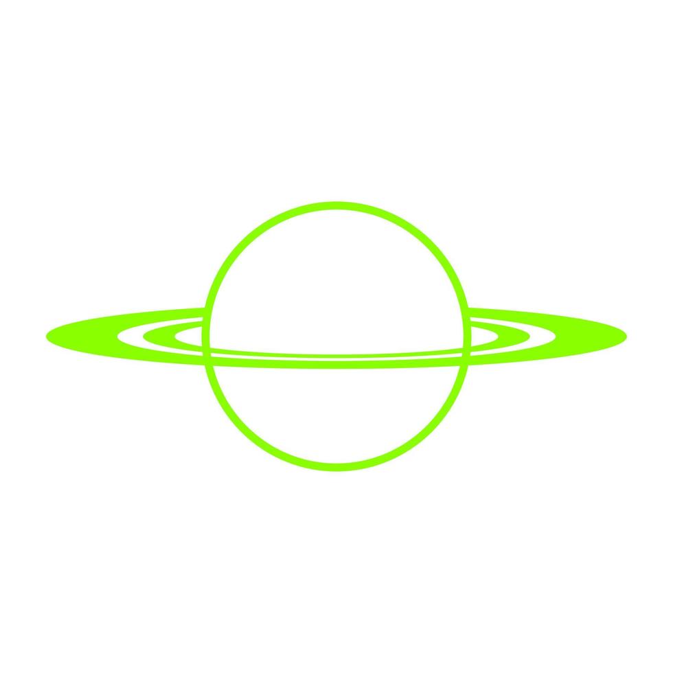 Planet on a white background vector