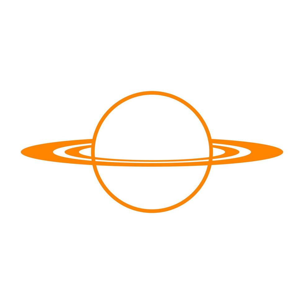 Planet on a white background vector