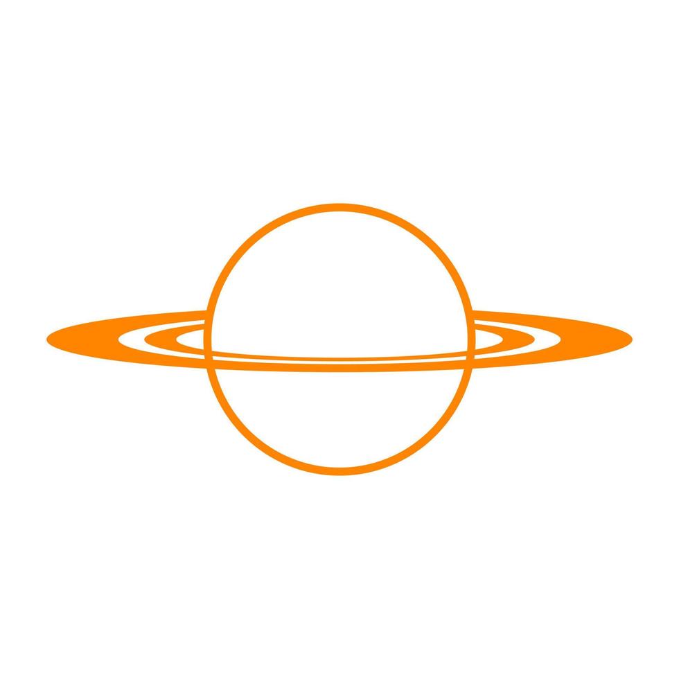 Planet on a white background vector