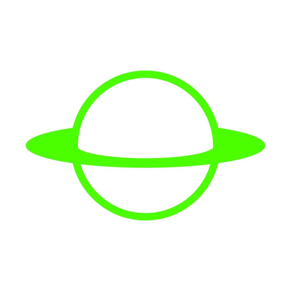 Planet on a white background vector