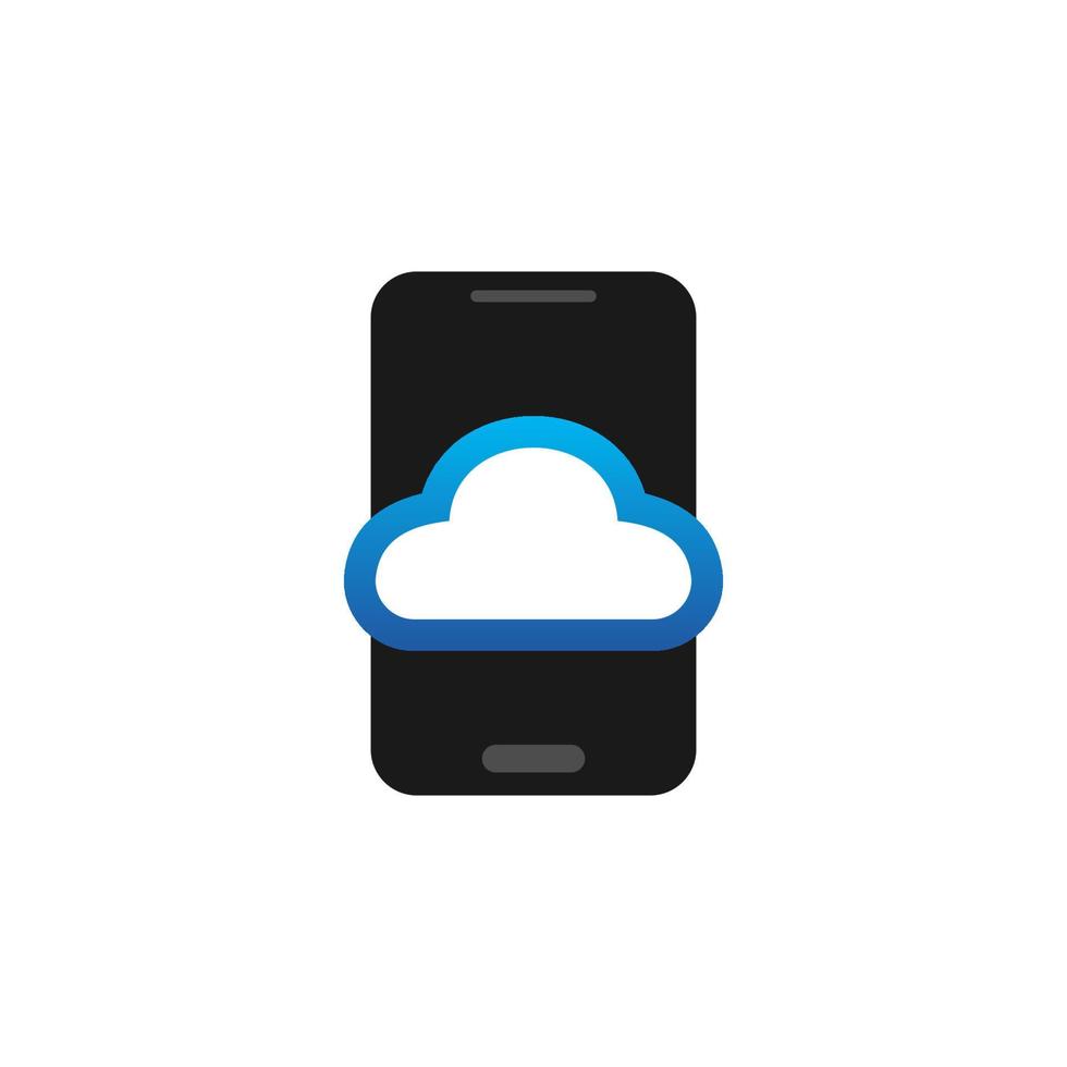 Illustration Vector Graphic of Cloud Mobile. Perfect to use for Technology Company