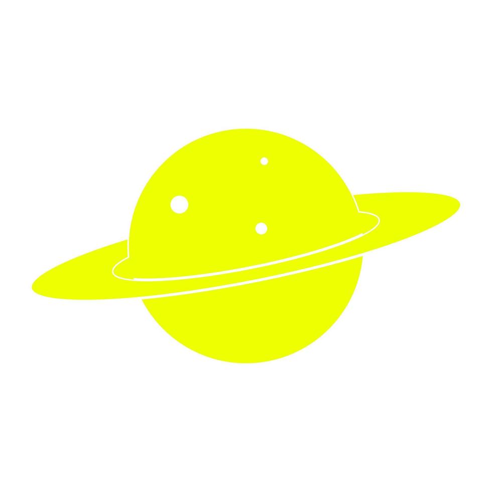 Planet on a white background vector