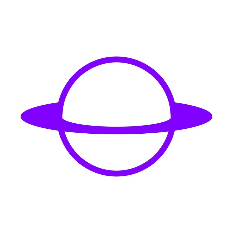 Planet on a white background vector