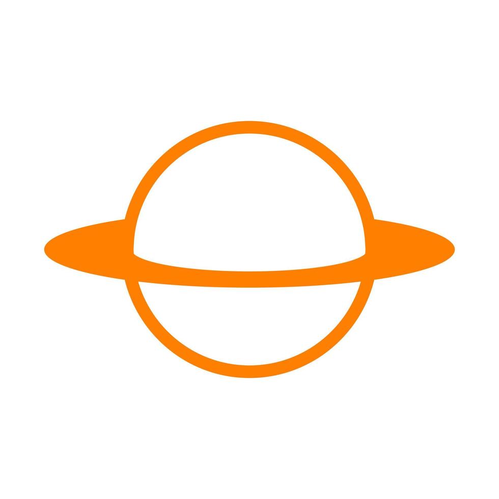 Planet on a white background vector