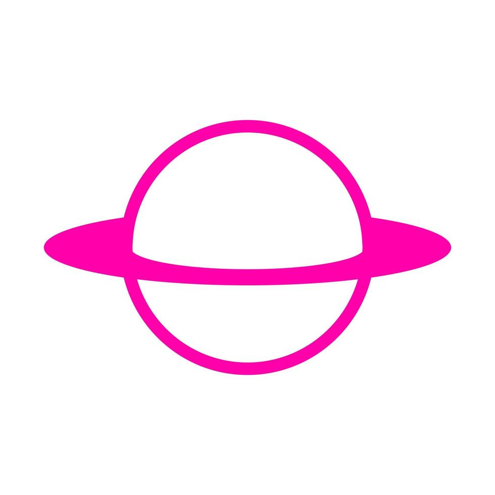 Planet on a white background vector