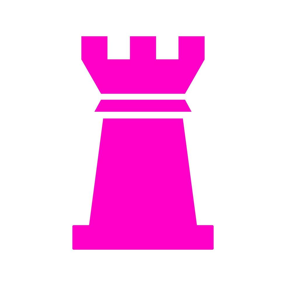 Chess pawn on white background vector