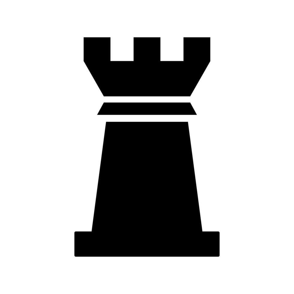 Chess pawn on white background vector