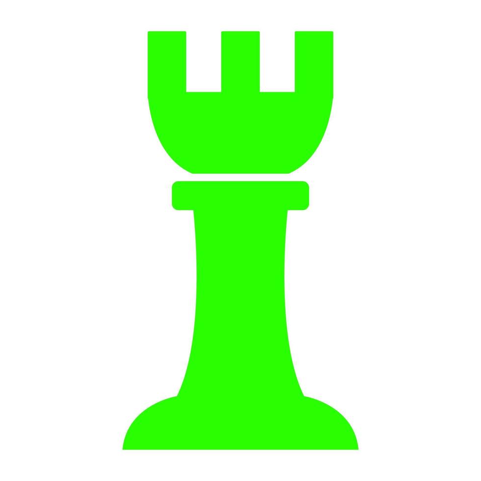 Chess pawn on white background vector