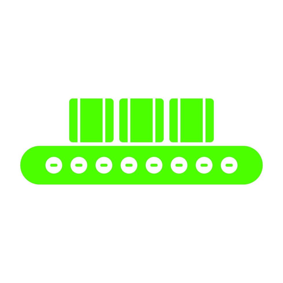 Conveyor belt on white background vector