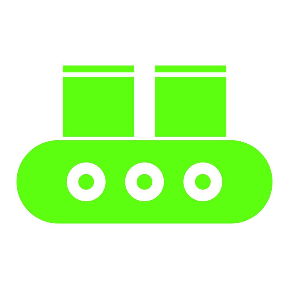 Conveyor belt on white background vector