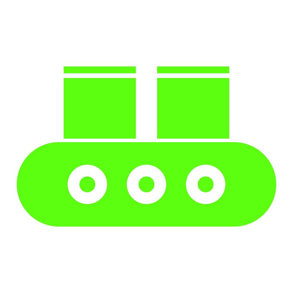 Conveyor belt on white background vector