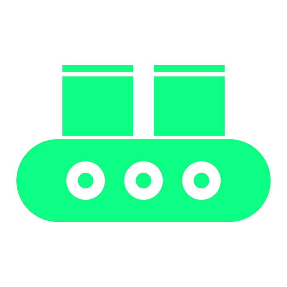 Conveyor belt on white background vector