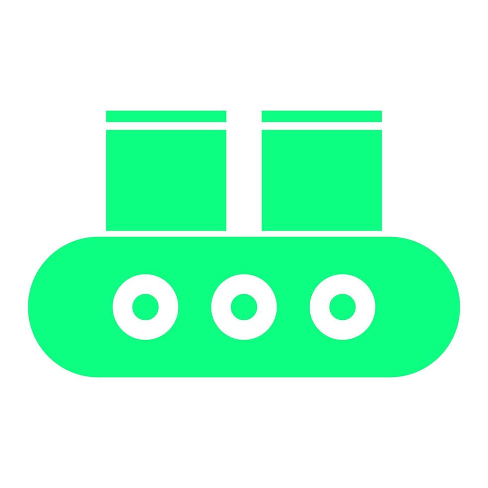 Conveyor belt on white background vector