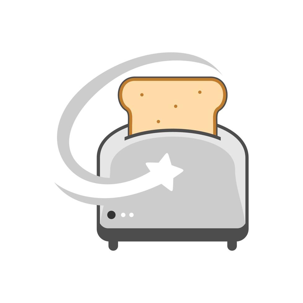 Illustration Vector Graphic of Star Toaster Logo. Perfect to use for Technology Company