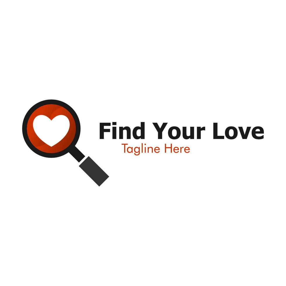 Illustration Vector Graphic of Love Finder Logo. Perfect to use for Application Company