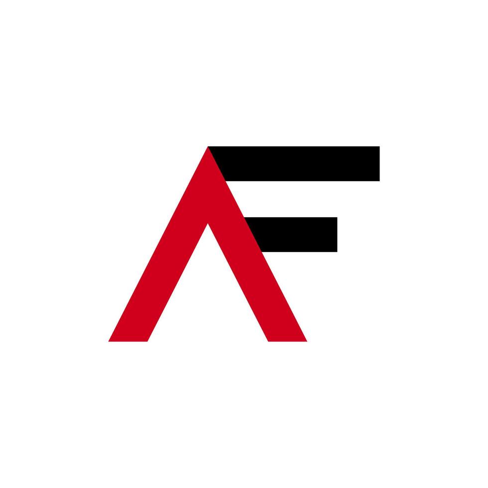 Illustration Vector Graphic of Modern AF Letter Logo. Perfect to use for Technology Company