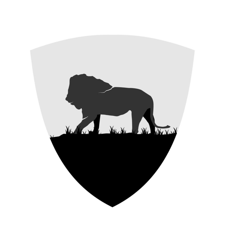 Illustration Vector Graphic of Lion Shield Logo. Perfect to use for Technology Company