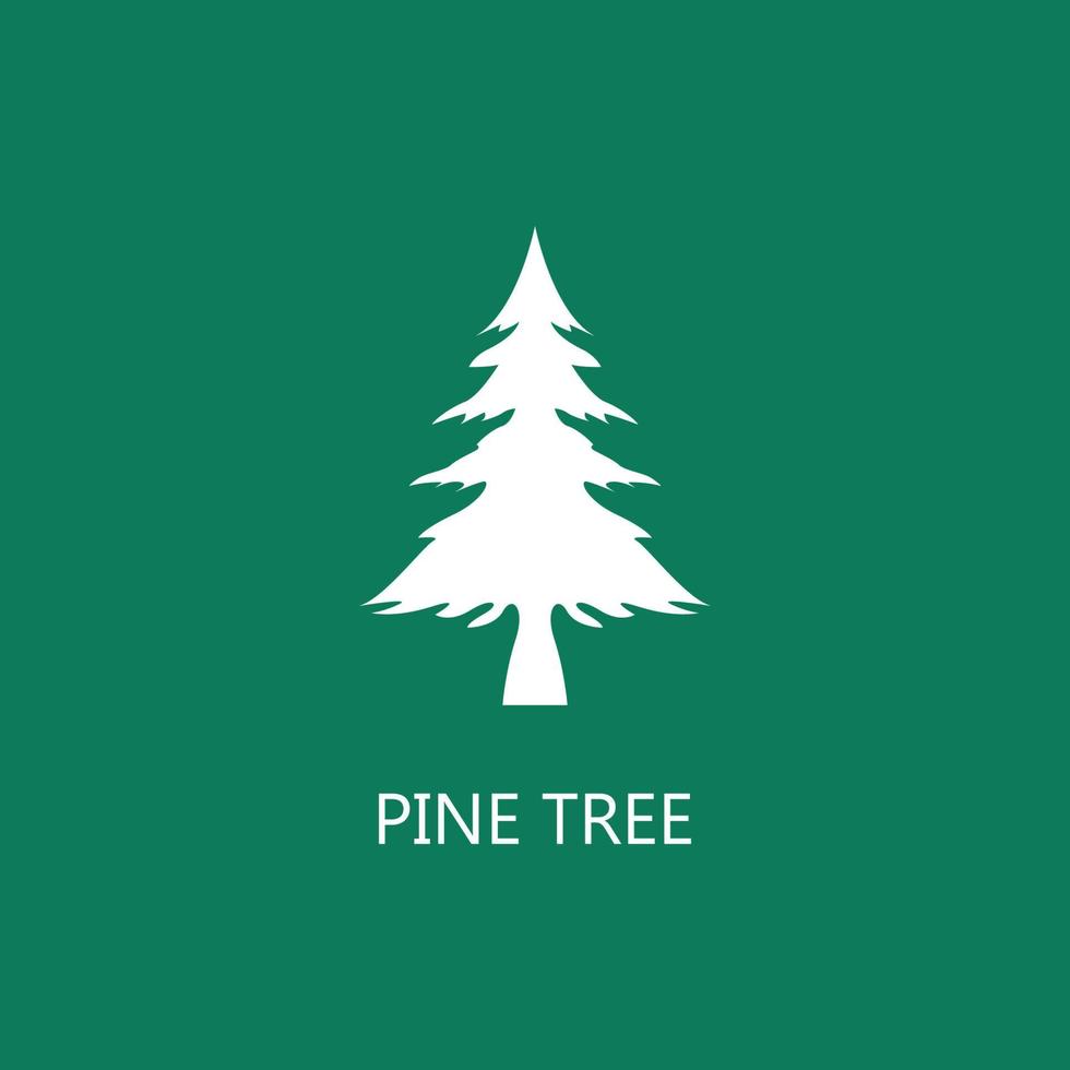 Pine Tree icon. Trendy flat vector Pine Tree icon on white background, vector illustration can be use for web and mobile