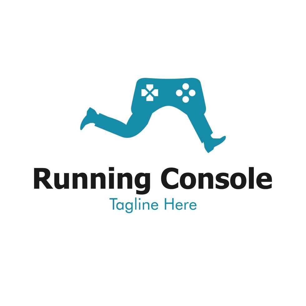 Illustration Vector Graphic of Running Console Logo. Perfect to use for Technology Company