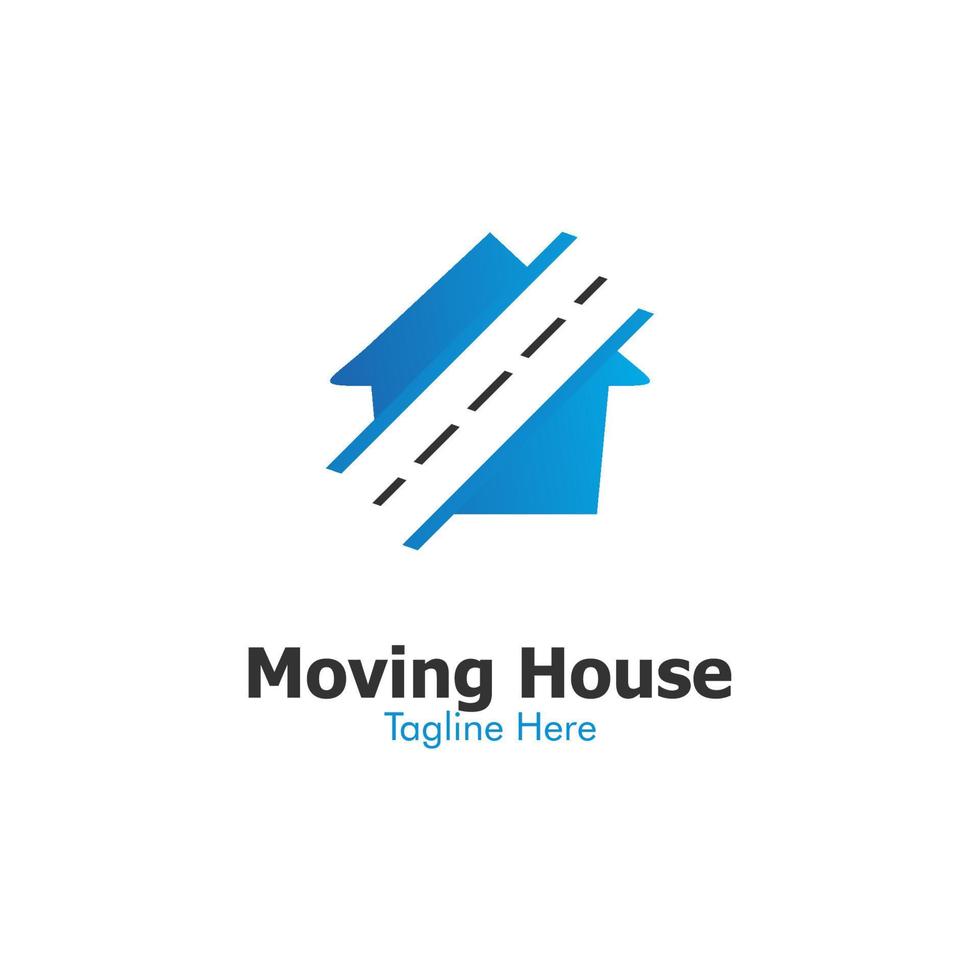 Illustration Vector Graphic of Moving House Logo. Perfect to use for Technology Company