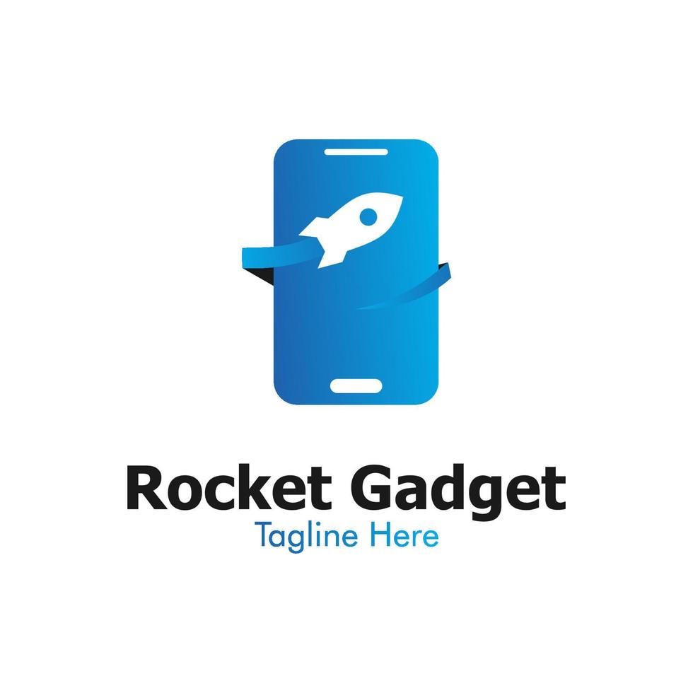 Illustration Vector Graphic of Rocket Gadget Logo. Perfect to use for Technology Company