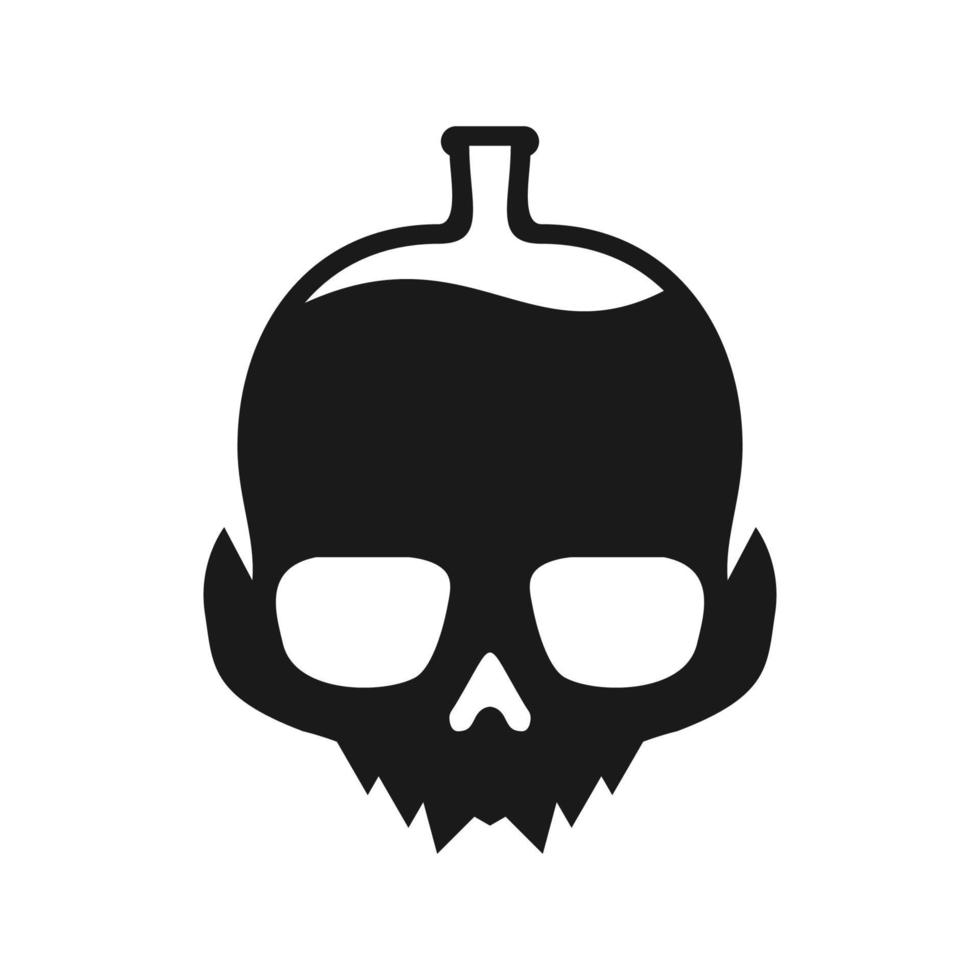 Illustration Vector Graphic of Skull Laboratory Logo. Perfect to use for Technology Company