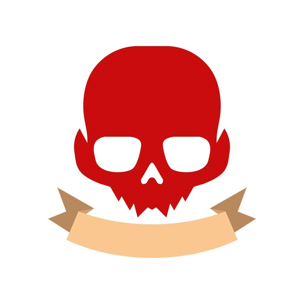 Illustration Vector Graphic of Skull Logo. Perfect to use for Technology Company